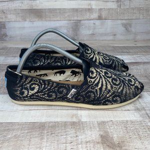 Toms Classic Alpargata Canvas Slip On Shoes 9.5